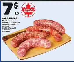 Provigo PORK SAUSAGE offer