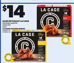 Provigo LA CAGE CHICKEN WINGS, 550 G offer