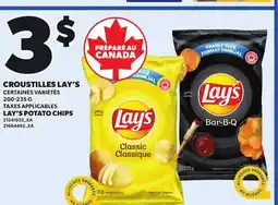 Provigo CROUSTILLES LAY'S, 200-235 G offer