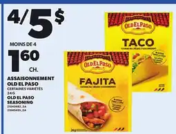 Provigo OLD EL PASO SEASONING, 24 G offer