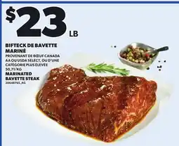 Provigo MARINATED BAVETTE STEAK offer