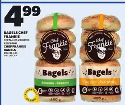 Provigo CHEF FRANKIE BAGELS, 420/480 G offer