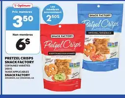 Provigo PRETZEL CRISPS SNACK FACTORY, 200 G offer