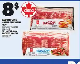 Provigo PC NATURALLY SMOKED BACON, 250-500 G offer