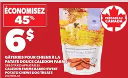 Provigo CALEDON FARMS BAKED SWEET POTATO CHEWS DOG TREATS, 265 G offer