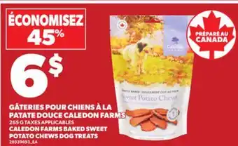 Provigo CALEDON FARMS BAKED SWEET POTATO CHEWS DOG TREATS, 265 G offer