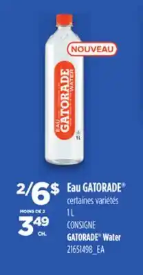 Provigo GATORADE Water, 1 L offer