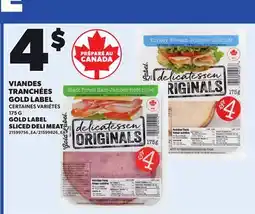 Provigo GOLD LABEL SLICED DELI MEAT, 175 G offer