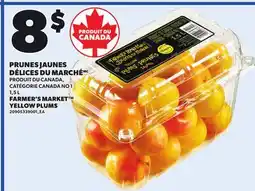 Provigo FARMER'S MARKET YELLOW PLUMS, 1,5 L offer
