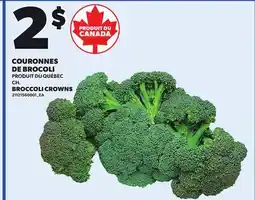 Provigo BROCCOLI CROWNS offer