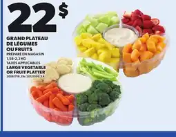 Provigo LARGE VEGETABLE OR FRUIT PLATTER, 1,58-2,2 KG offer
