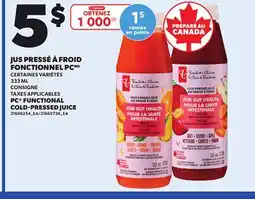 Provigo PC FUNCTIONAL COLD-PRESSED JUICE, 333 ML offer