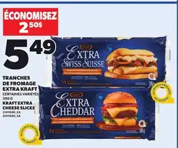 Provigo KRAFT EXTRA CHEESE SLICES, 390 G offer