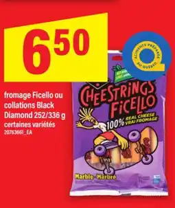 Maxi FROMAGE FICELLO OU COLLATIONS BLACK DIAMOND 252/336 G offer