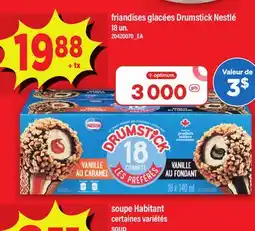 Maxi FRIANDISES GLACÉES DRUMSTICK NESTLÉ, 18 UN offer