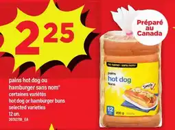 Maxi PAINS HOT DOG OU HAMBURGER SANS NOM , 12 un offer