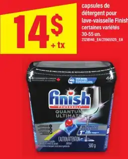 Maxi CAPSULES DE DÉTERGENT POUR LAVE-VAISSELLE FINISH, 30-55 UN offer
