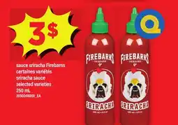 Maxi SAUCE SRIRACHA FIREBARNS | SRIRACHA SAUCE, 250 mL offer
