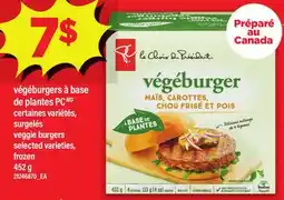 Maxi VÉGÉBURGERS À BASE DE PLANTES PC | VEGGIE BURGERS, 452 G offer