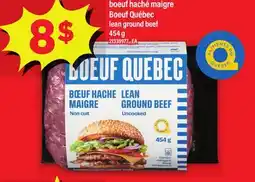 Maxi BOEUF HACHÉ MAIGRE BOEUF QUÉBEC | lean ground beef, 454 g offer