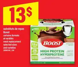 Maxi SUBSTITUTS DE REPAS BOOST | meal replacement selected sizes offer