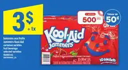 Maxi BOISSONS AUX FRUITS JAMMERS KOOL-AID | FRUIT BEVERAGE, 10X180 ML offer