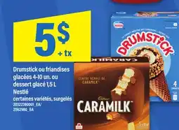 Maxi DRUMSTICK OU FRIANDISES GLACÉES 4-10 UN. OU DESSERT GLACÉ 1,5 L NESTLÉ offer