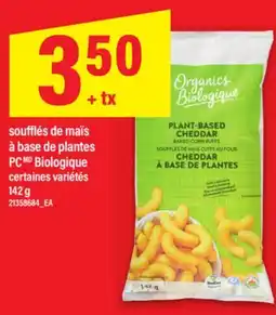 Maxi SOUFFLÉS DE MAÏS À BASE DE PLANTES PC BIOLOGIQUE, 142 G offer