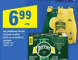 Maxi EAU PÉTILLANTE PERRIER, 8X330 ML OU 6X500 ML offer