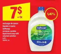 Maxi RECHARGE DE SAVON LIQUIDE À MAINS SOFTSOAP | LIQUID HAND SOAP REFILL, 1,47 L offer