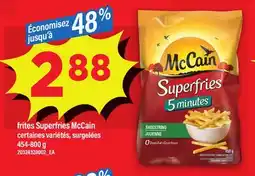 Maxi FRITES SUPERFRIES MCCAIN, 454-800 g offer