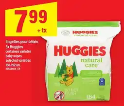 Maxi LINGETTES POUR BÉBÉS 3X HUGGIES | BABY WIPES, 168-192 UN offer