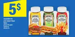 Maxi ENSEMBLE TRIO POUR PIQUE-NIQUE HEINZ | PICNIC TRIO PACK, 3X375 ML offer