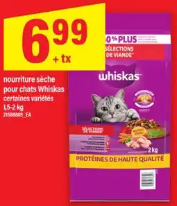 Maxi NOURRITURE SÈCHE POUR CHATS WHISKAS, 1,5-2 KG offer