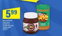 Maxi BEURRE D'ARACHIDE 750 G/1 KG OU TARTINADE AUX NOISETTES 725 G KRAFT offer
