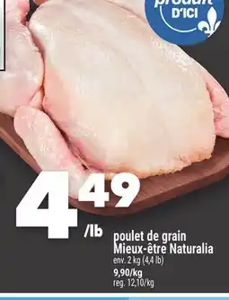 Marche Ami Poulet de grain Mieux‑être Naturalia offer