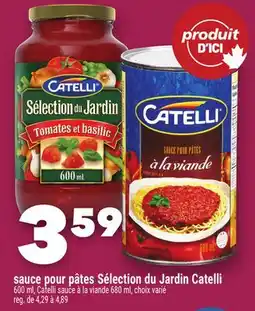 Marche Ami Sauce pour pâtes Sélection du Jardin Catelli offer