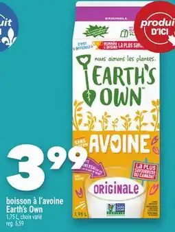 Marche Ami Boisson à l'avoine Earth's Own offer