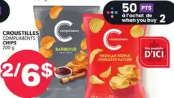 Marches Tradition COMPLIMENTS CHIPS offer