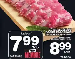 Marches Tradition FRESH PORK BACK RIBS offer