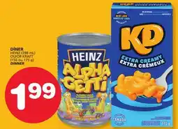 Marches Tradition HEINZ (398 mL) OR KRAFT (156 to 175 g) DINNER offer