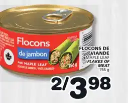 Marches Tradition MAPLE LEAF FLAKES OF MEAT offer