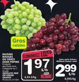 Marches Tradition SEEDLESS RED OR GREEN OR GREEN GRAPES offer