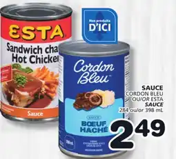 Marches Tradition CORDON BLEU OR ESTA SAUCE offer