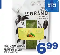 Marches Tradition LE GRAND PESTO OR SAUCE offer