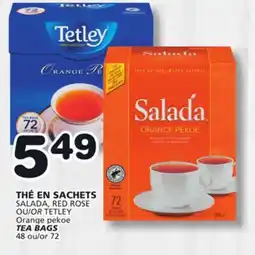 Marches Tradition SALADA, RED ROSE OR TETLEY TEA BAGS offer