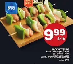 Marches Tradition C'EST PRÊT! À CUIRE FRESH SAUSAGE BROCHETTES offer
