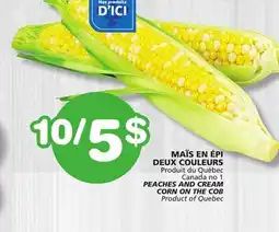 Marches Tradition PEACHES AND CREAM CORN ON THE COB offer