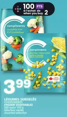 Marches Tradition COMPLIMENTS FROZEN VEGETABLES offer
