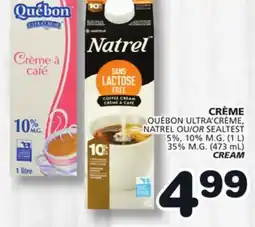 Marches Tradition NATREL OR SEALTEST CREAM offer